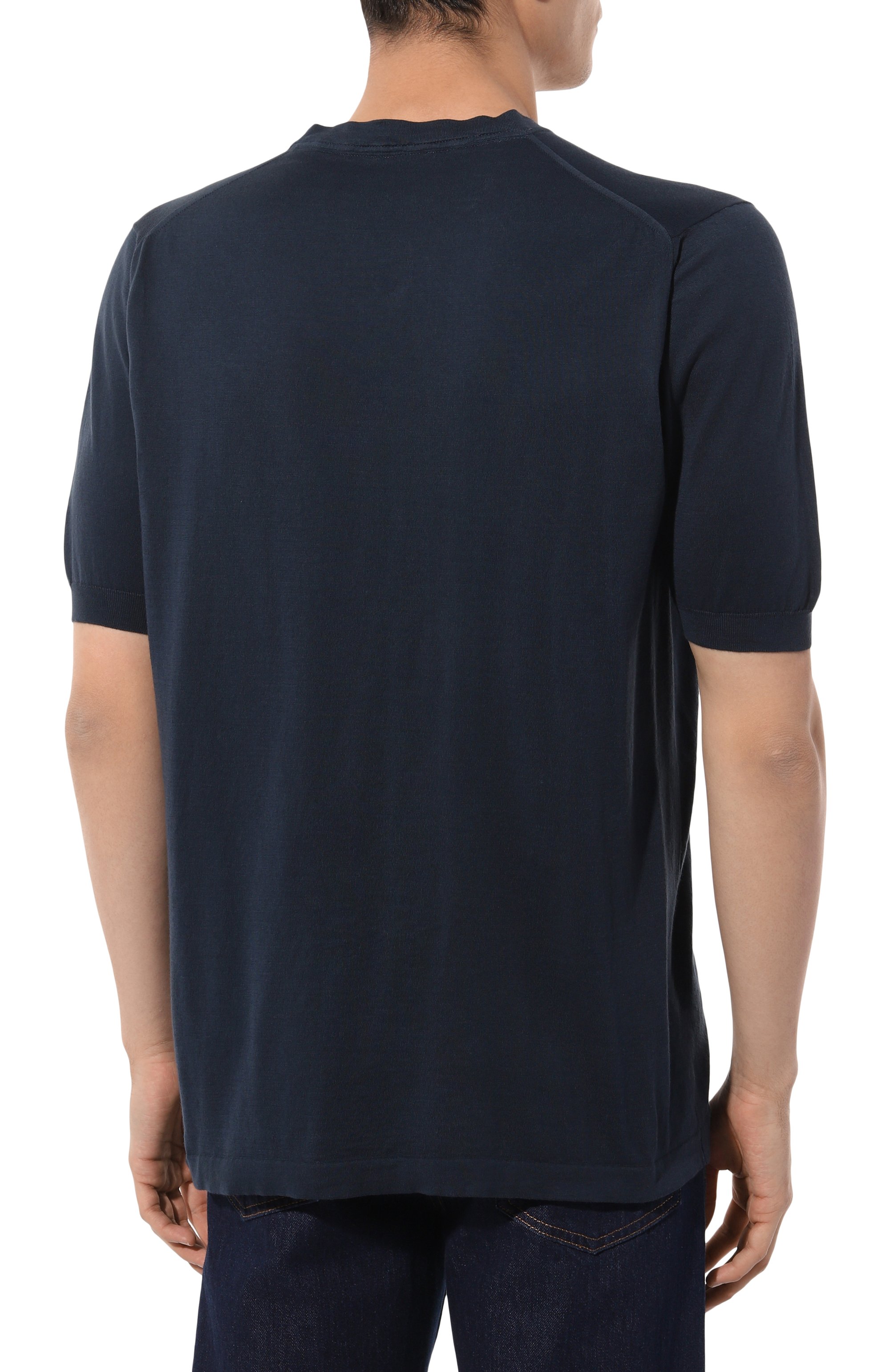 Хлопковый джемпер KITON, арт. UMK04416, фото 4