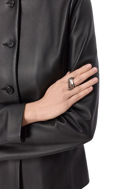 Кольцо ANN DEMEULEMEESTER серебряного цвета по цене 64850 руб., арт. B0013684/JW020, фото 4 Кольцо ANN DEMEULEMEESTER, арт. B0013684/JW020, фото 4