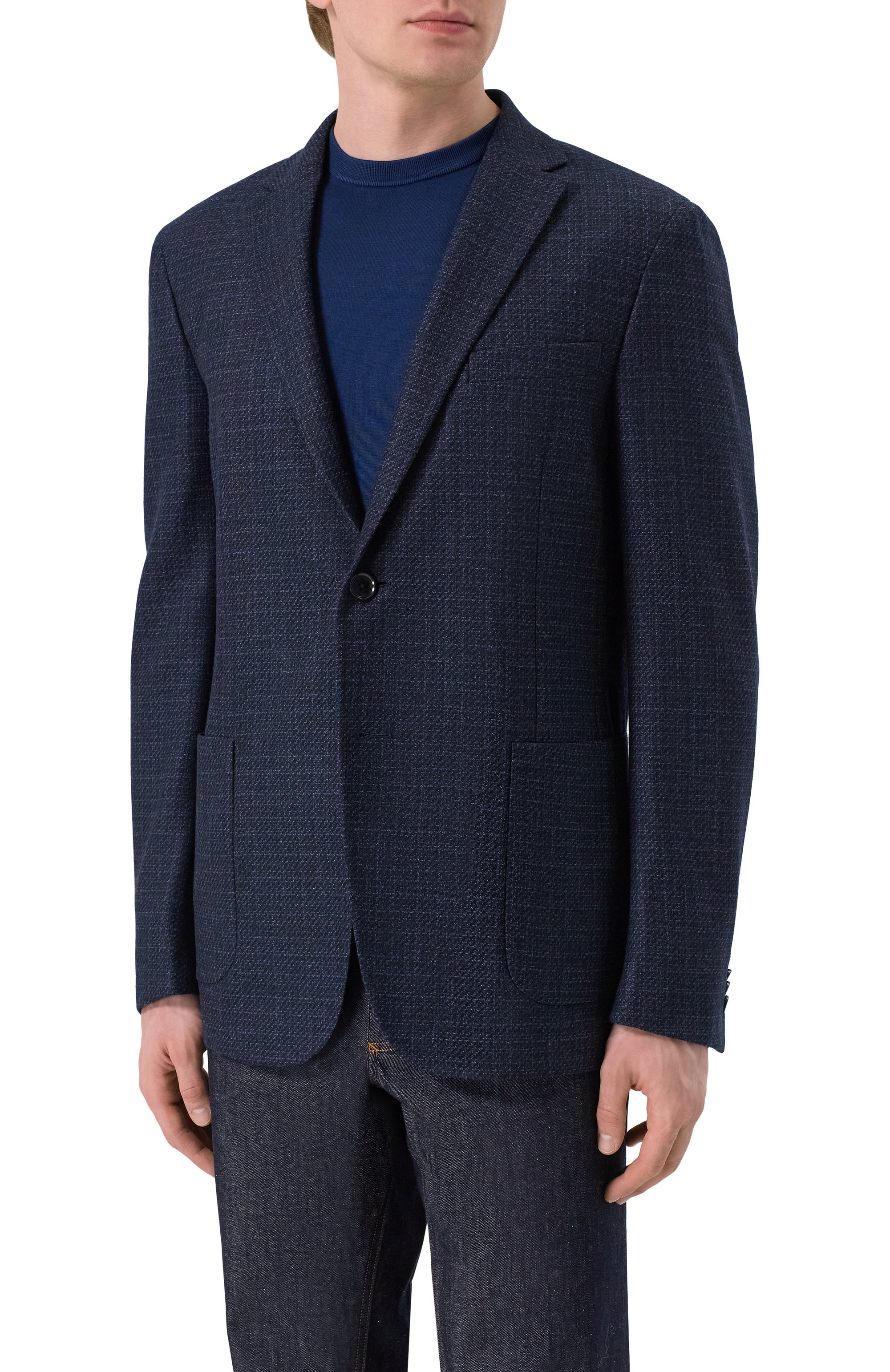 Шерстяной пиджак ZEGNA, арт. R850713/1D7SG0, фото 4