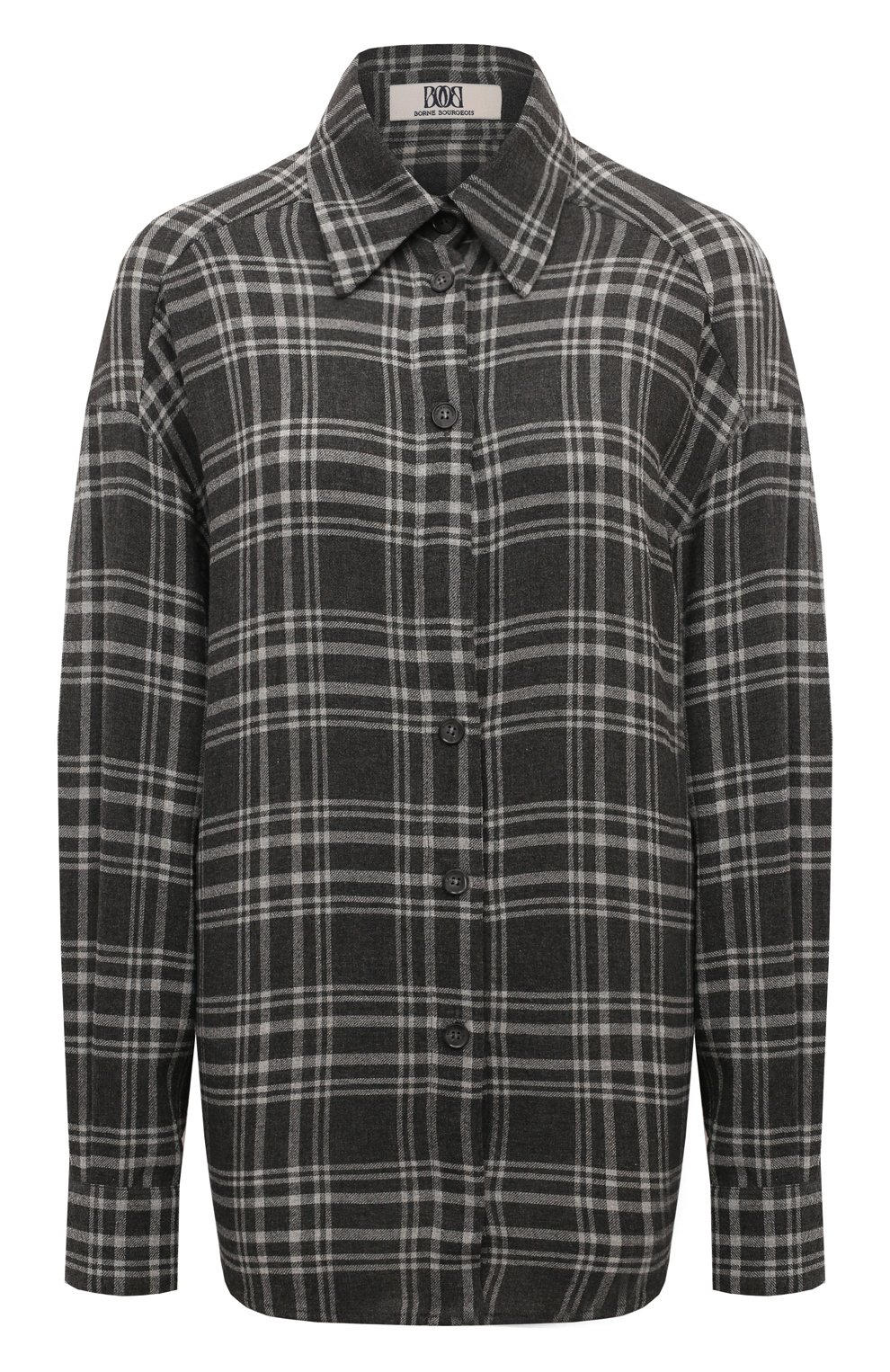 Рубашка из шерсти и вискозы BORNE BOURGEOIS, арт. SW-BL-BO-3023, фото 1