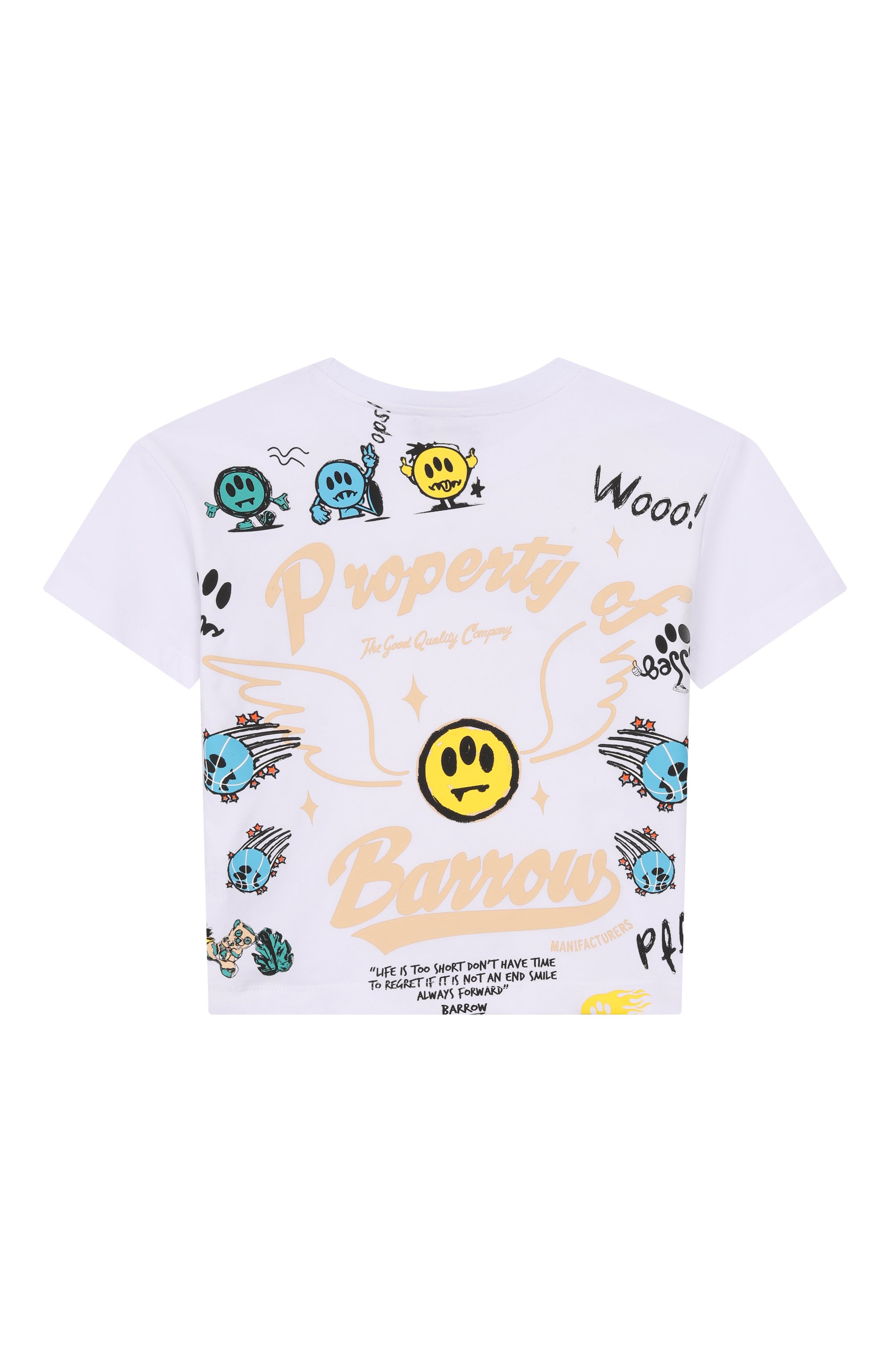 Хлопковая футболка BARROW, арт. S6BKJUTH076, фото 2