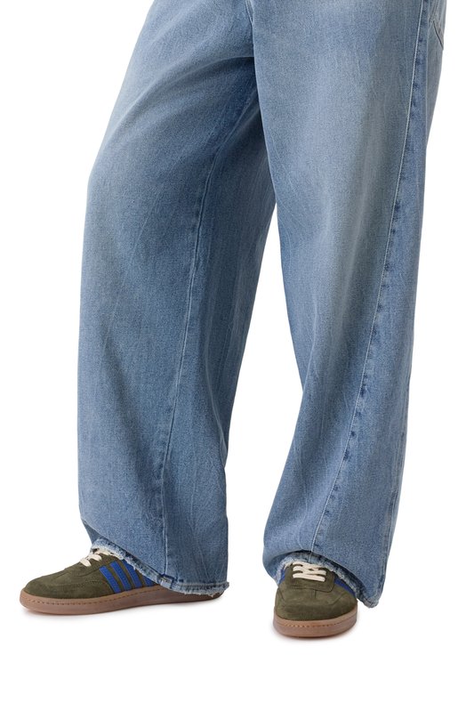 Кожаные кеды Boxer Dsquared2 SNM0442/23808438 Хаки  SNM0442/23808438 Фото 3