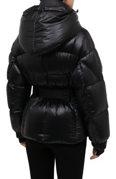 Женский пуховик lanx MONCLER GRENOBLE черного цвета, арт. G2-098-1A535-00-539YL | Фото 4 (Рукава: Длинные; Материал внешний: Синтетический материал; Кросс-КТ: Пуховик; Материал сплава: Проставлено; Стили: Спорт-шик; Материал подклада: Синтетический материал; Драгоценные камни: Проставлено; Длина (верхняя одежда): Короткие; Материал утеплителя: Пух и перо)