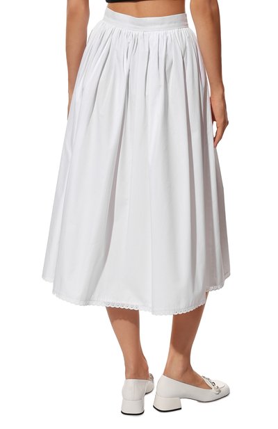 Хлопков ая юбка MIU MIU, арт. MG1750-10ME-F0009, фото 4