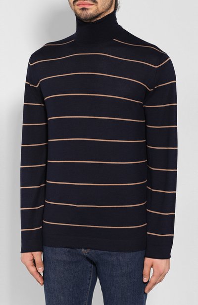 Водолазка из смеси шерсти и кашемира BRUNELLO CUCINELLI, арт. M24801503, фото 3