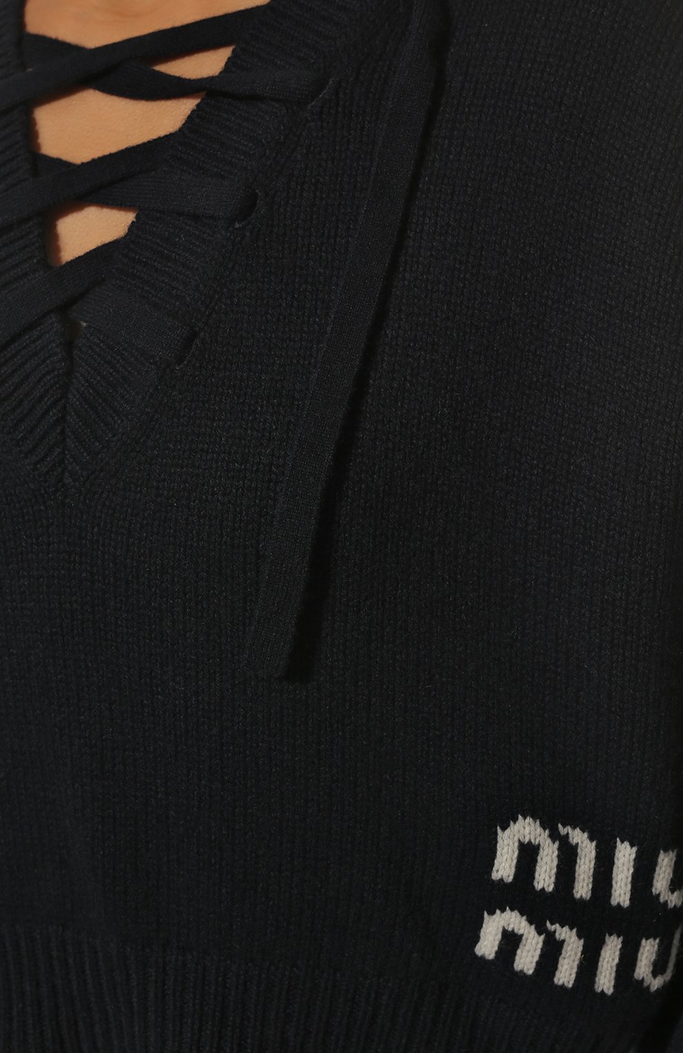 Кашемировый пуловер MIU MIU, арт. MML567-10J1-F0008, фото 5