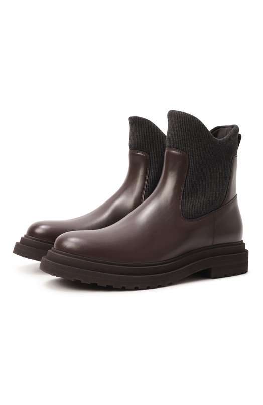 фото Кожаные челси brunello cucinelli