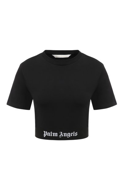 Женская хлопковая футболка PALM ANGELS, арт. PWAA051C99JER0011001