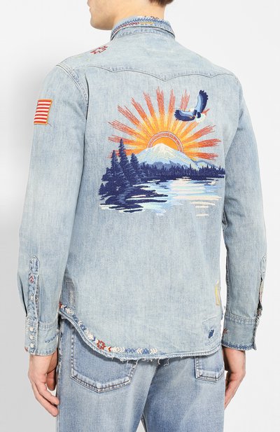 Джинсовая рубашка POLO RALPH LAUREN, арт. 710786275, фото 4