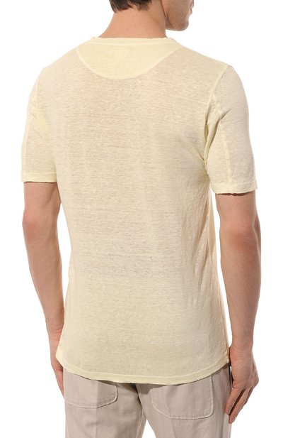 Льняная футболка 120% LINO, арт. Y0M7186/000E908/S00, фото 4