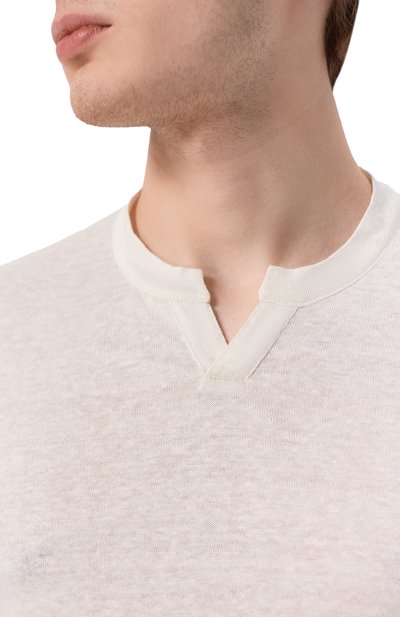 Льняная футболка PAUL&SHARK,  арт. 26411050, фото 5