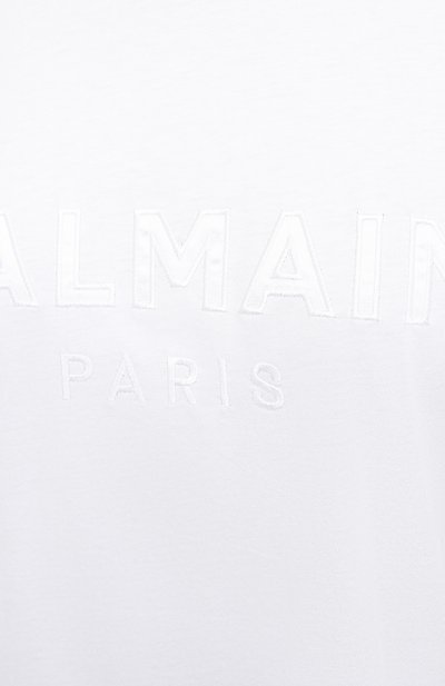 Хлопковая футболка BALMAIN, арт. UF01351/I590, фото 5