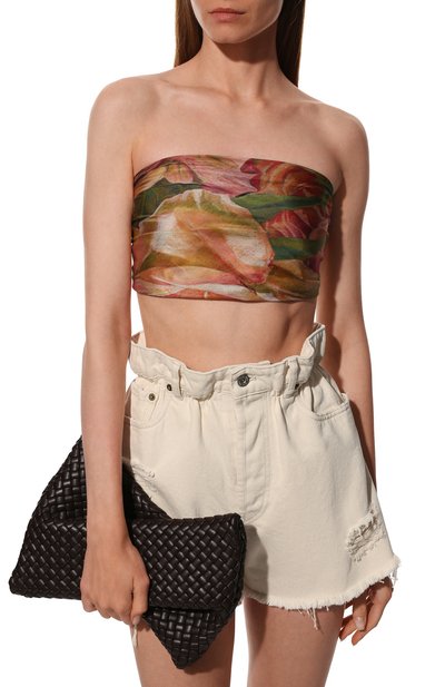 Шелковый платок розы GOURJI, арт. T23ROSE7R/1, фото 2