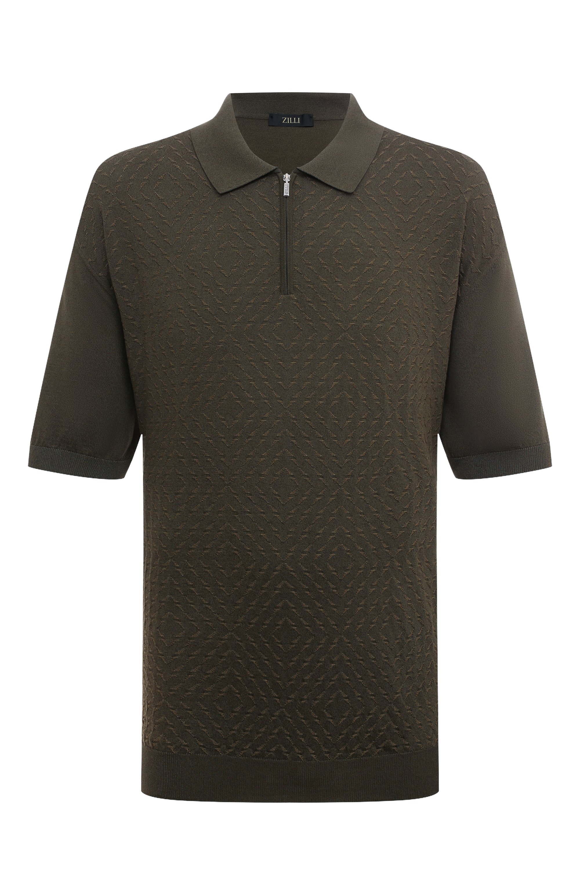 Поло из шелка и хлопка ZILLI, арт. KZP002M0145VVM000_1, фото 1