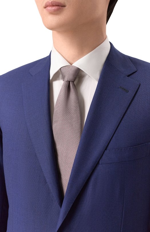 Шелковый галстук Brioni 062I00/PD463 Розовый  062I00/PD463 Фото 2