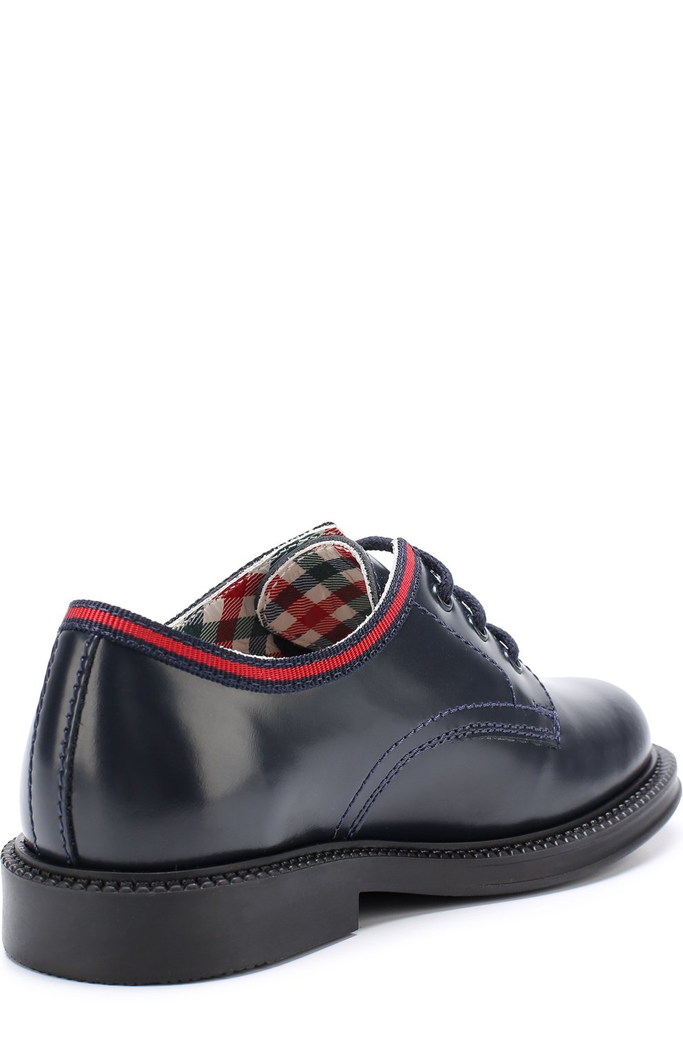 Кожаны е дерби с контрастной отделкой GUCCI, арт. 477537/D7310, фото 3