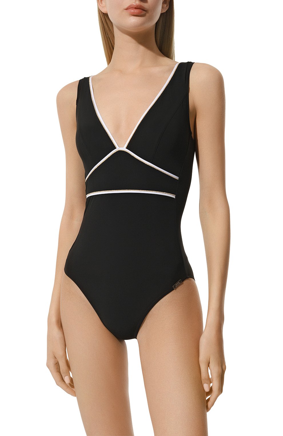 Слитный купальник MARYAN MEHLHORN черного цвета по цене 29930 руб., арт. 4693409, фото 2 Слитный купальник MARYAN MEHLHORN, арт. 4693409, фото 2