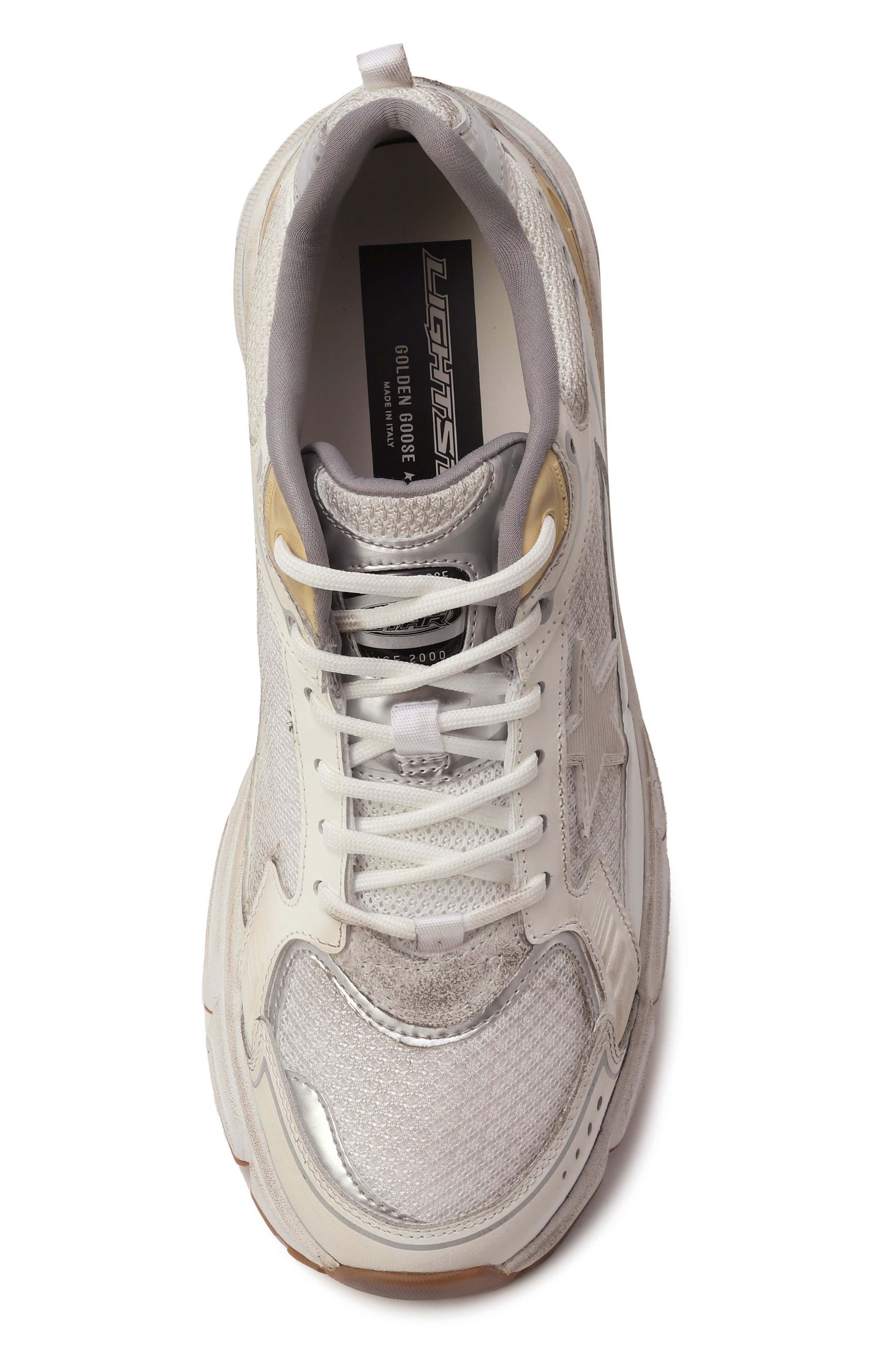 Комбинированные кроссовки lightstar GOLDEN GOOSE DELUXE BRAND, арт. GWF00724.F006476, фото 6