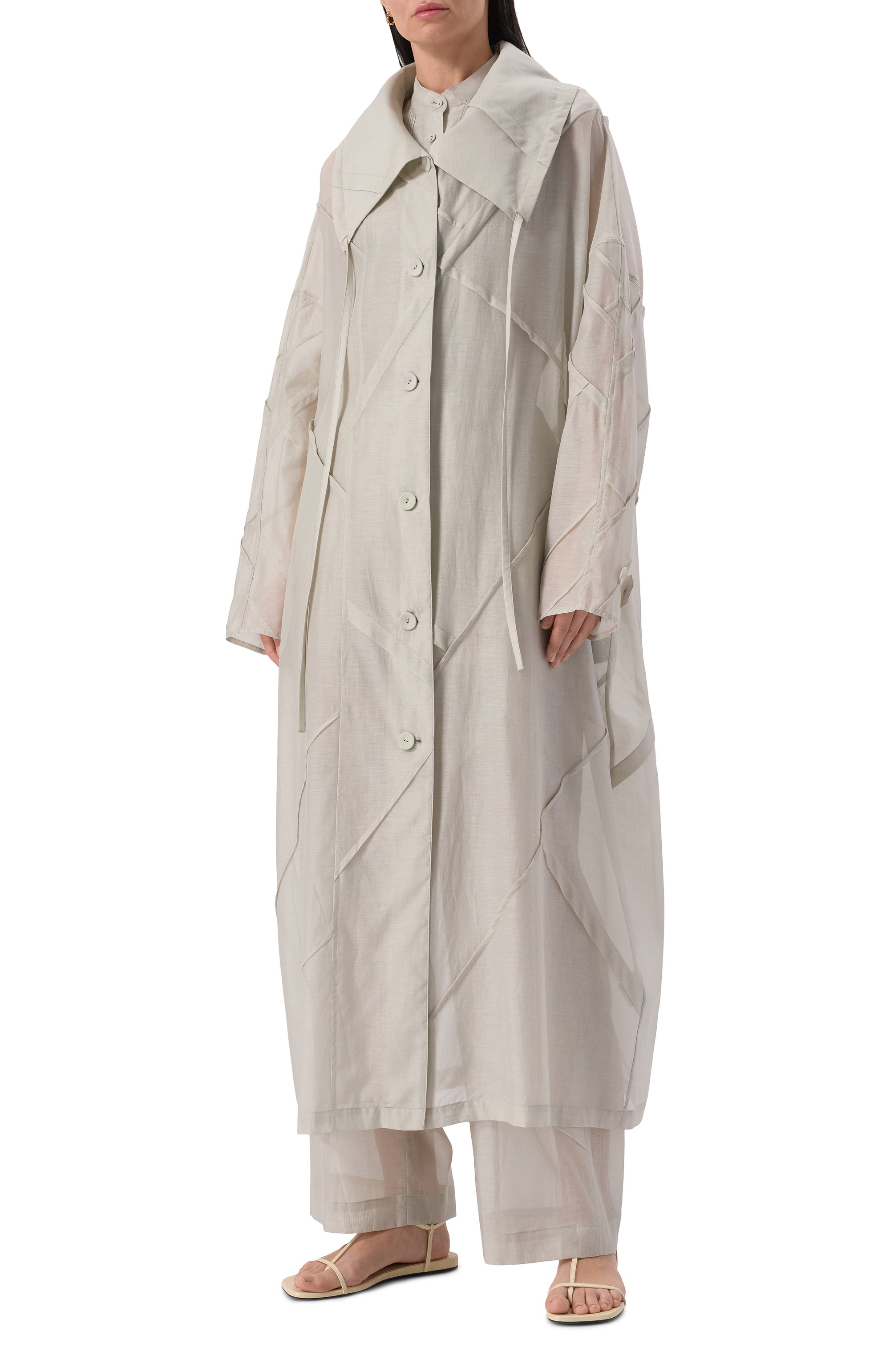 Плащ из хлопка и шелка CO, арт. 6616CSVS-S25, фото 3