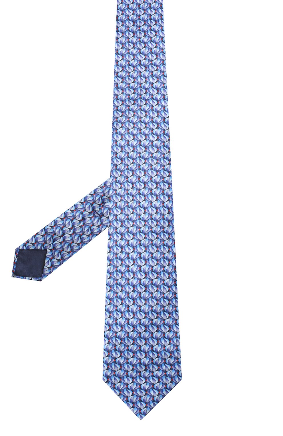 Шелковый галстук ZILLI синего цвета по цене 25800 руб., арт. 50532/TIES, фото 2 Шелковый галстук ZILLI, арт. 50532/TIES, фото 2