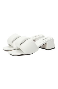 Кожаные мюли MIU MIU, арт. 5XX547-LYB-F0009, фото 1