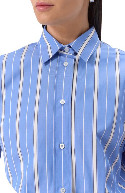 Хлопковая рубашка MSGM, арт. 3841MDE18/257117, фото 5