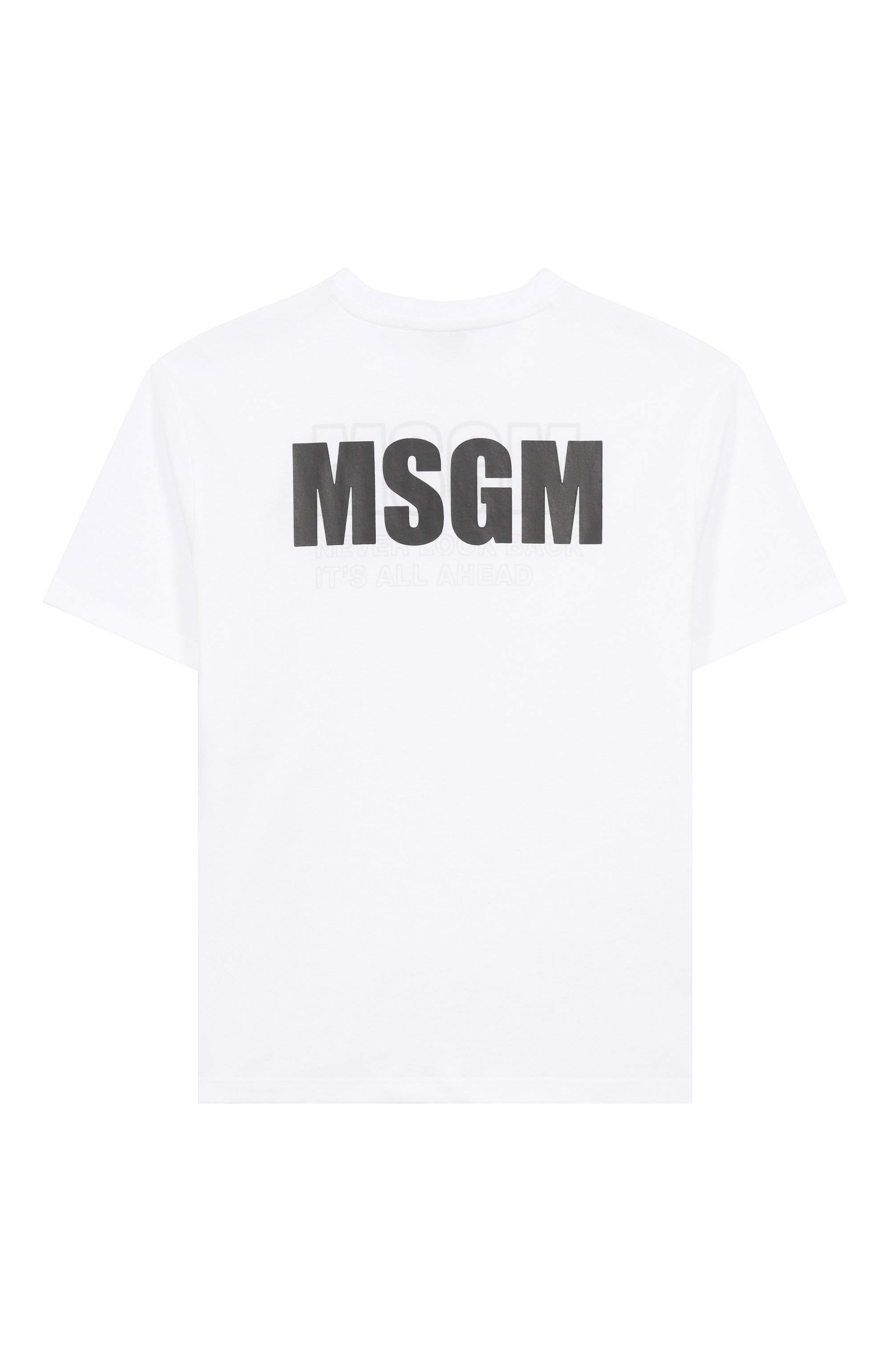 Хлопковая футболка MSGM KIDS, арт. S5MSJUTH066, фото 2