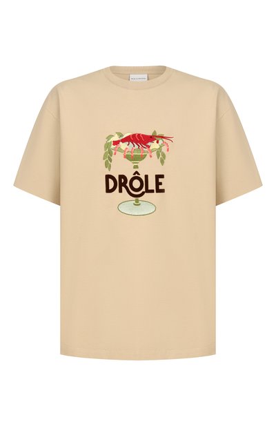 Мужская хлопковая футболка DROLE DE MONSIEUR, арт. J-TS289-C0248-BG