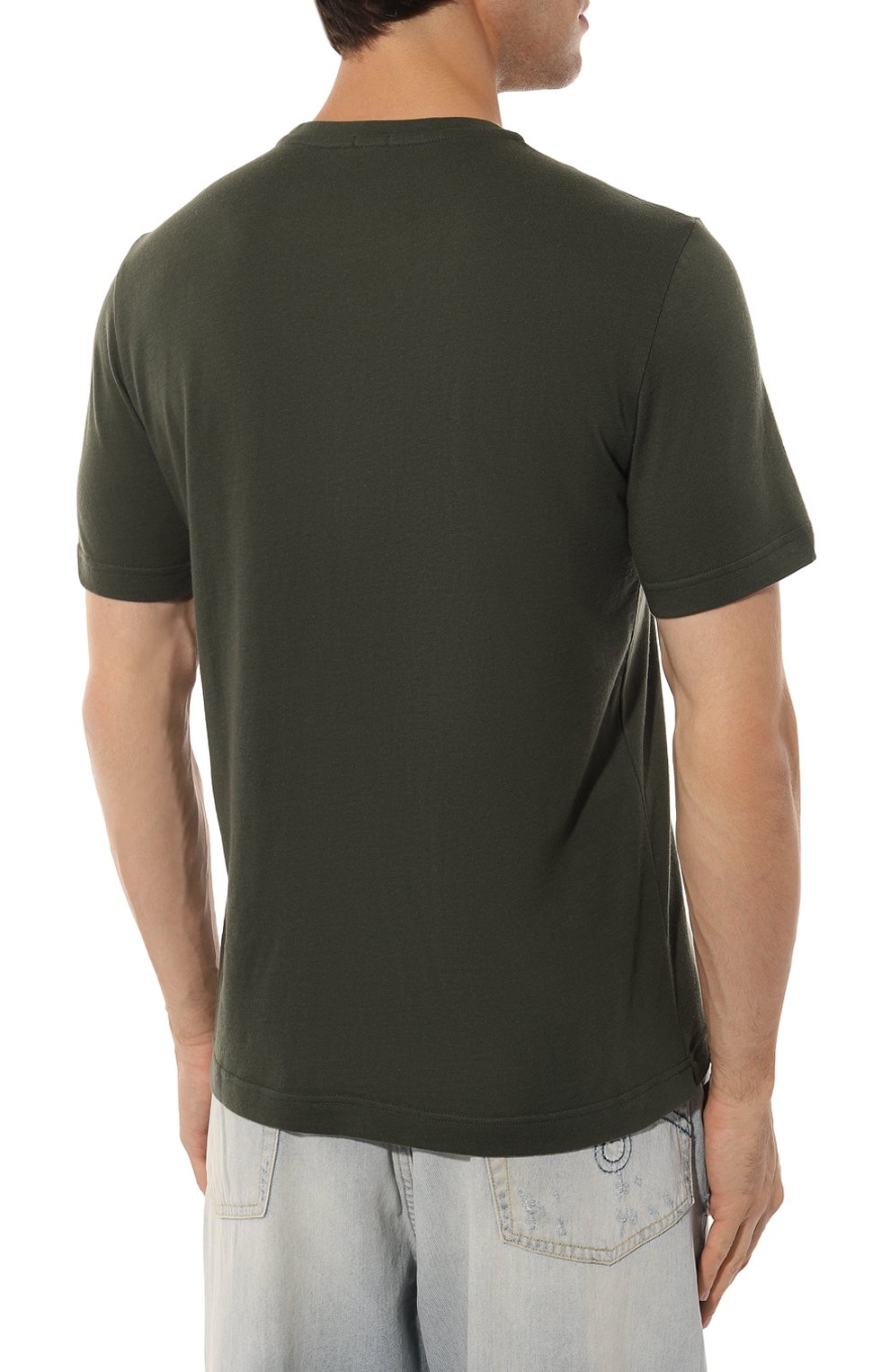 Футболка из хлопка и кашемира CAPOBIANCO, арт. 15M660.WS00./58-60, фото 4