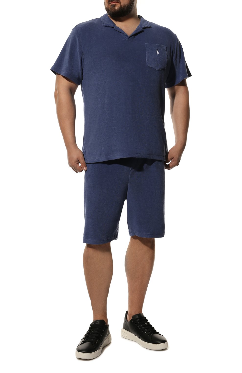 Хлопковое поло POLO RALPH LAUREN синего цвета по цене 16250 руб., арт. 711835786/PRL BS, фото 2 Хлопковое поло POLO RALPH LAUREN, арт. 711835786/PRL BS, фото 2