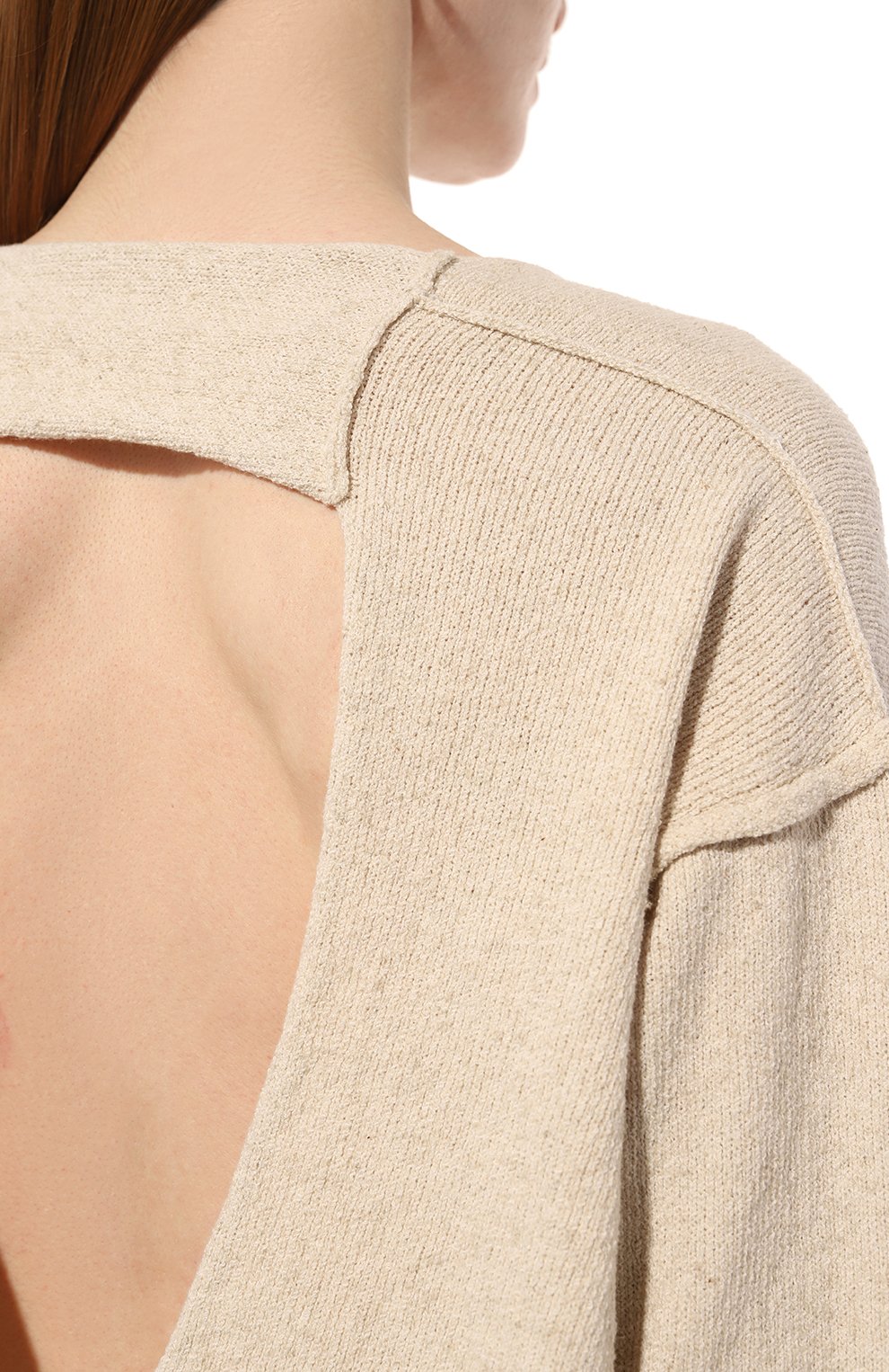 Пуловер из хлопка и льна ISABEL BENENATO, арт. DK104S23, фото 5