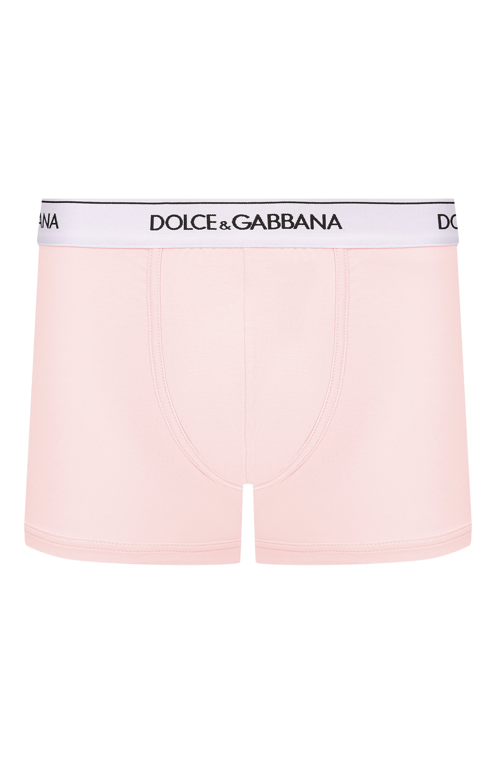 Хлопковые боксеры DOLCE & GABBANA светло-розового цвета по цене 9475 руб., арт. M4F71J/0N082, фото 1 Хлопковые боксеры DOLCE & GABBANA, арт. M4F71J/0N082, фото 1