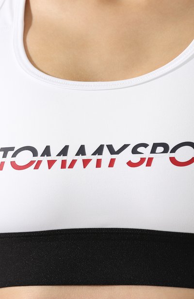 Топ TOMMY SPORT белого цвета по цене 4990 руб., арт. S10S100072, фото 5 Топ TOMMY SPORT, арт. S10S100072, фото 5