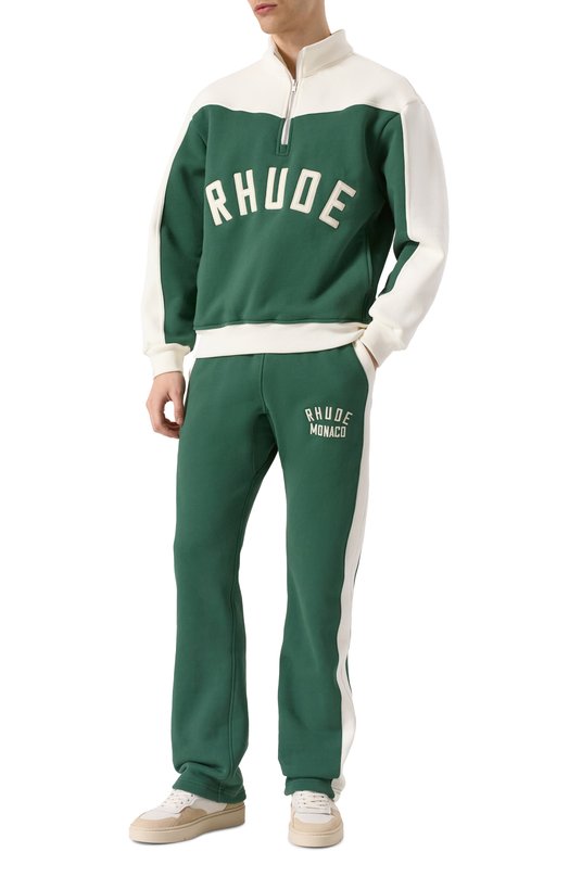 Хлопковый анорак Rhude RHSS25SW01012 Зелёный  RHSS25SW01012 Фото 2