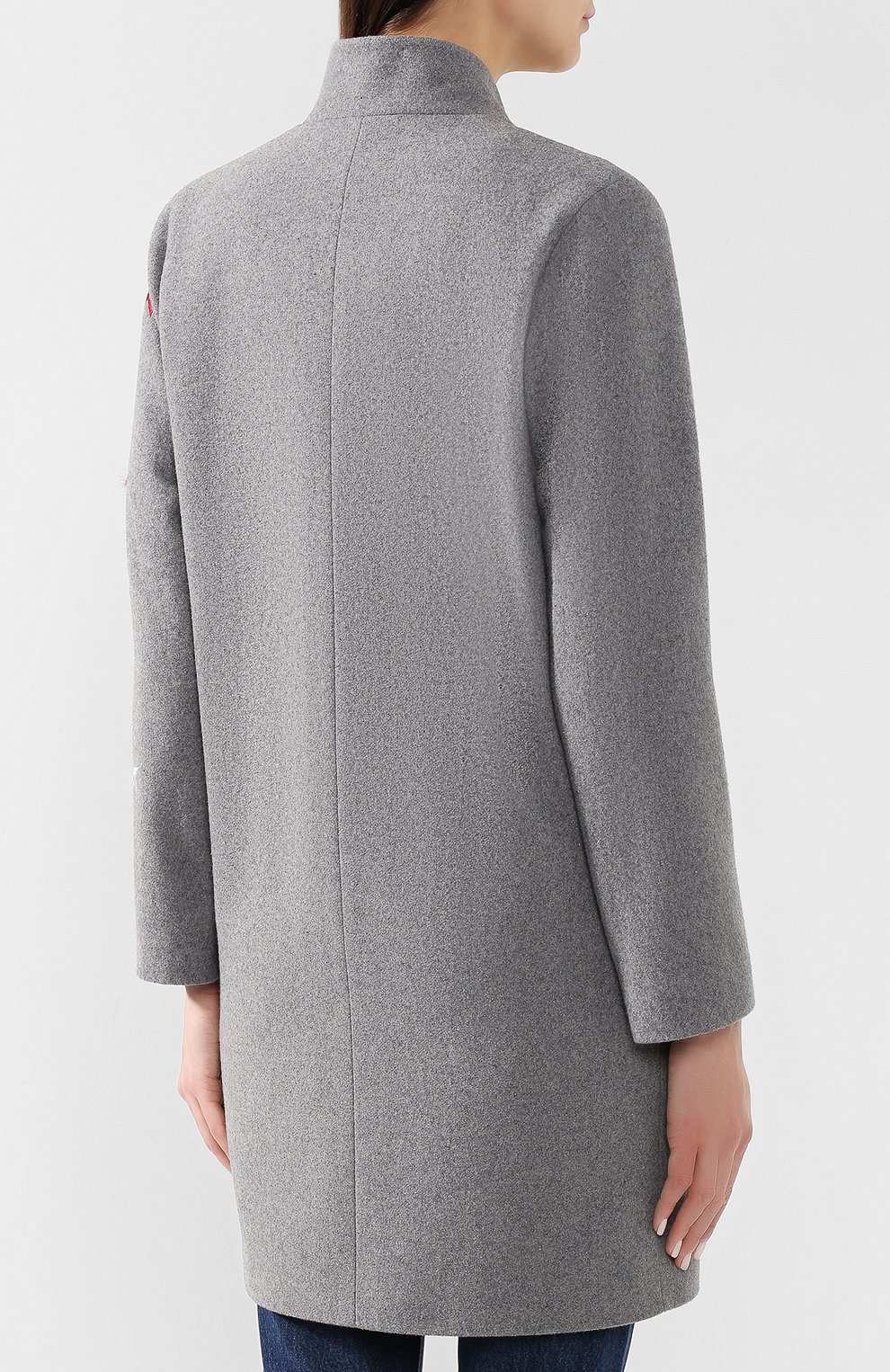 Пальто из смеси шерсти и кашемира SEVEN LAB, арт. CW18-007/2 grey, фото 4