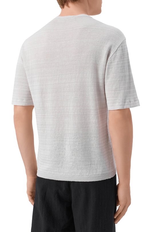 Льняной джемпер Transit CFUTRC13481 Серый  CFUTRC13481 Фото 4