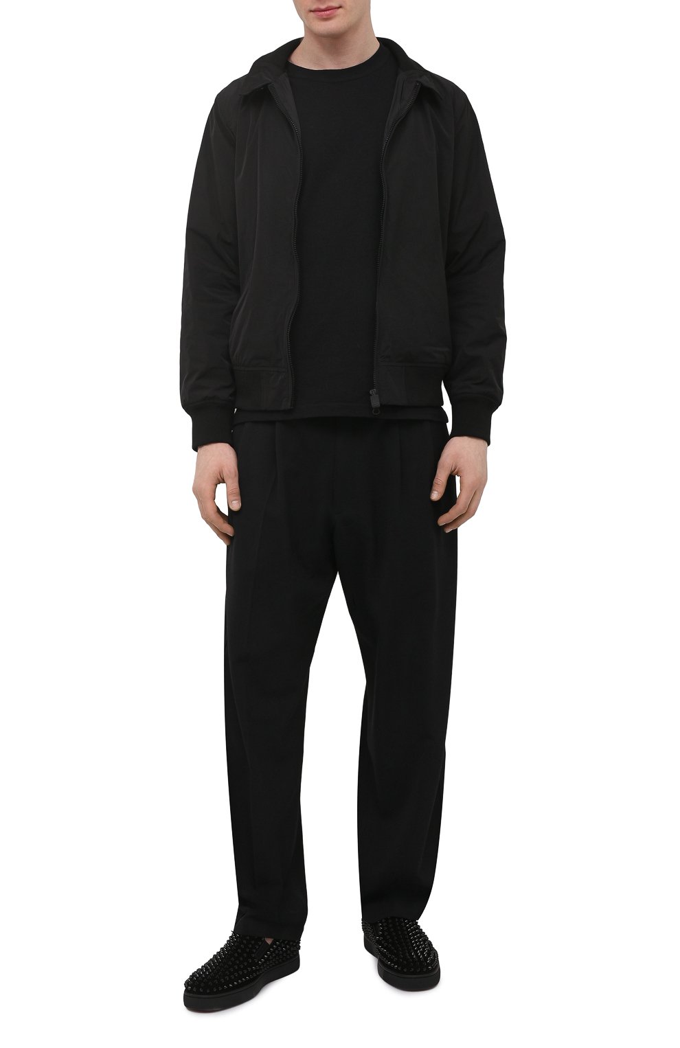 Замшевые слипоны roller boat CHRISTIAN LOUBOUTIN, арт. 1120387/R0LLER-B0AT FLAT, фото 2