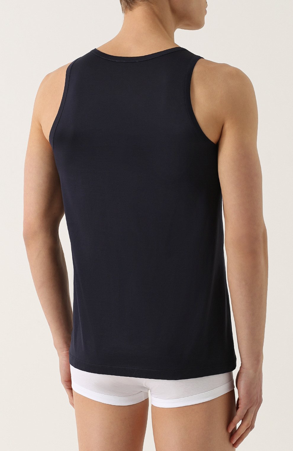 Хлопковая майка с круглым вырезом LA PERLA, арт. 0020160, фото 4