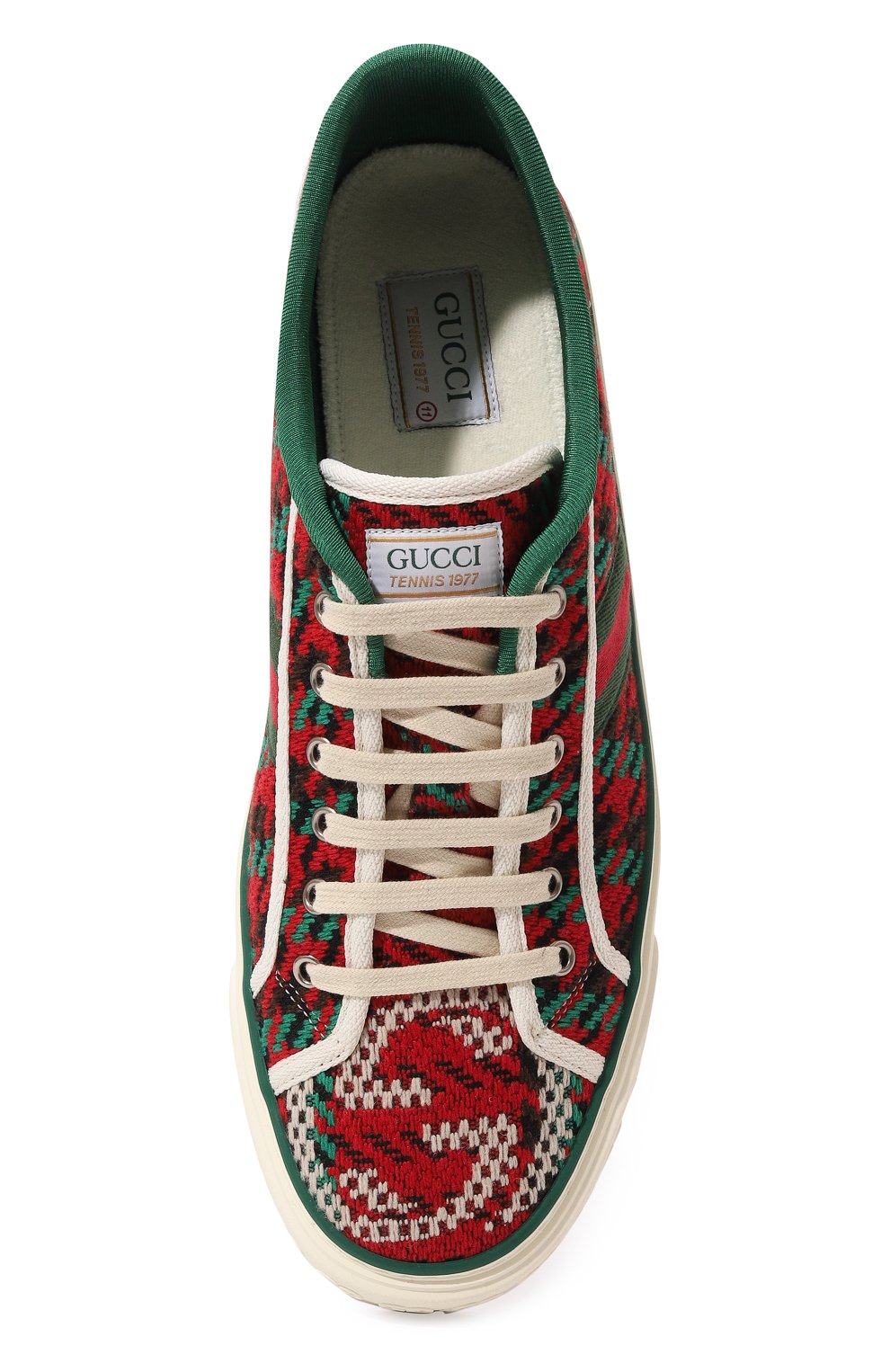 Текстильные кеды tennis 1977 GUCCI, арт. 645031 2KT30, фото 6