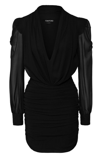 Женское шелковое мини-платье TOM FORD, арт. AB2424-FAX287