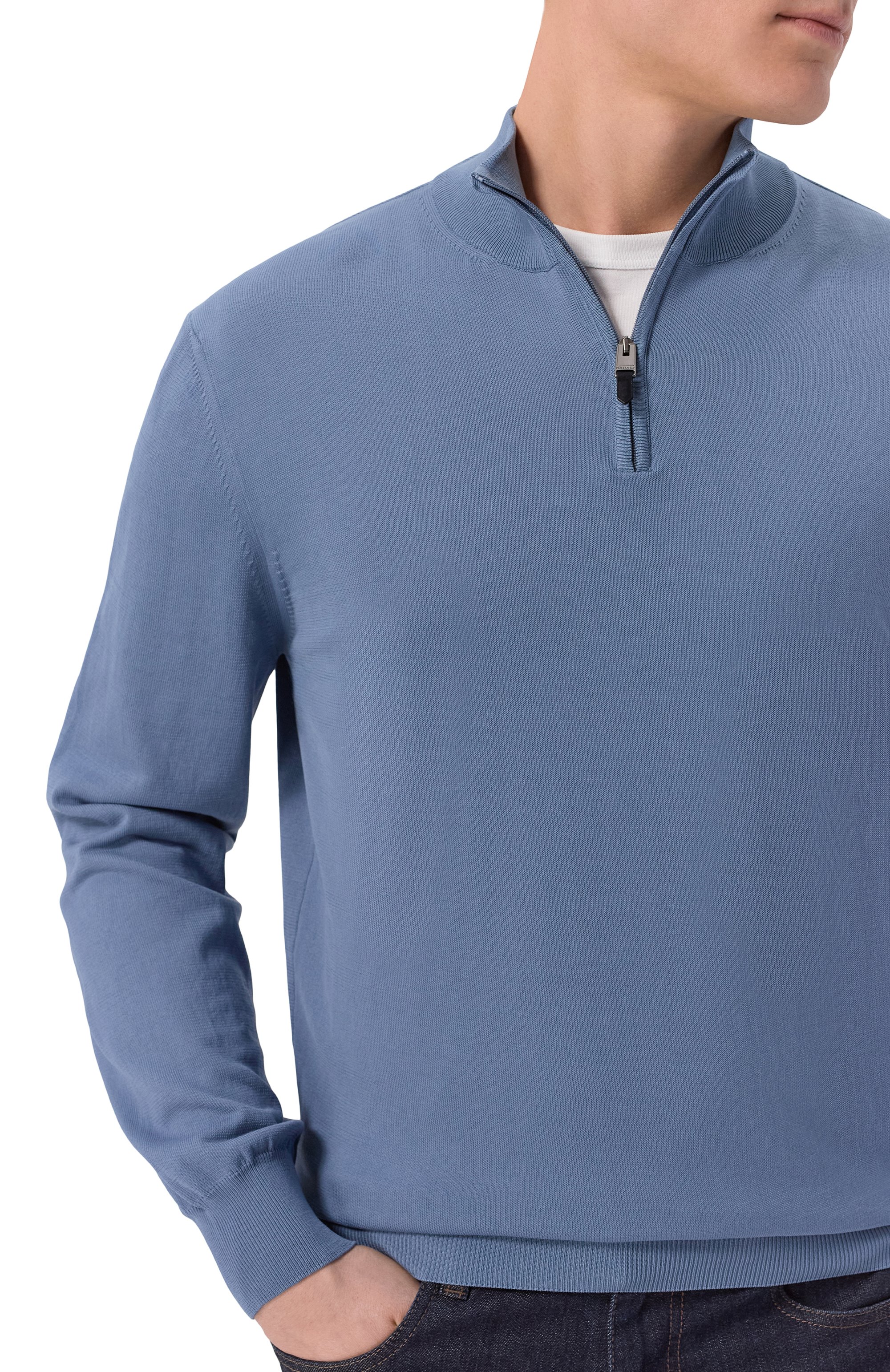 Хлопковый джемпер CANALI, арт. C0015/MK02459, фото 5