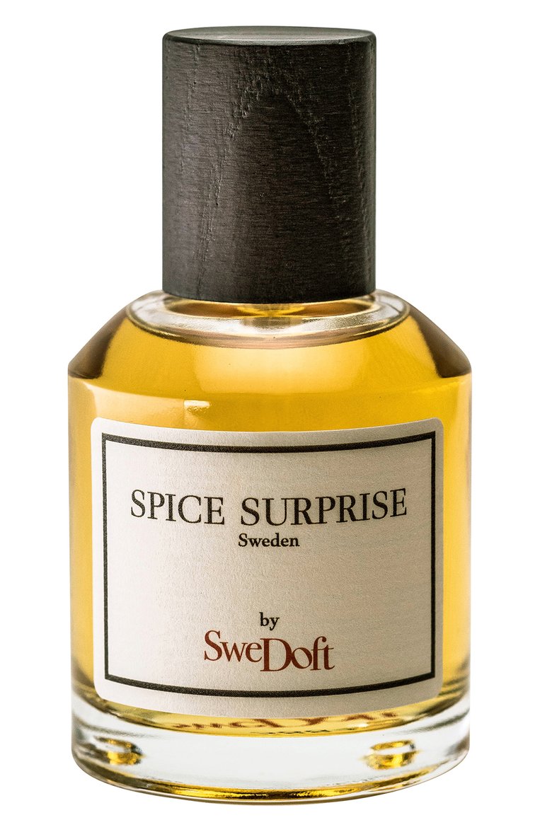 Мужской парфюмерная вода spice surprise (50ml) SWEDOFT бесцветного цвета, арт. 7350106450579 | Фото 1 (Региональные ограничения белый список (Axapta Mercury): Не проставлено; Тип продукта - парфюмерия: Парфюмерная вода; Ограничения доставки: flammable)