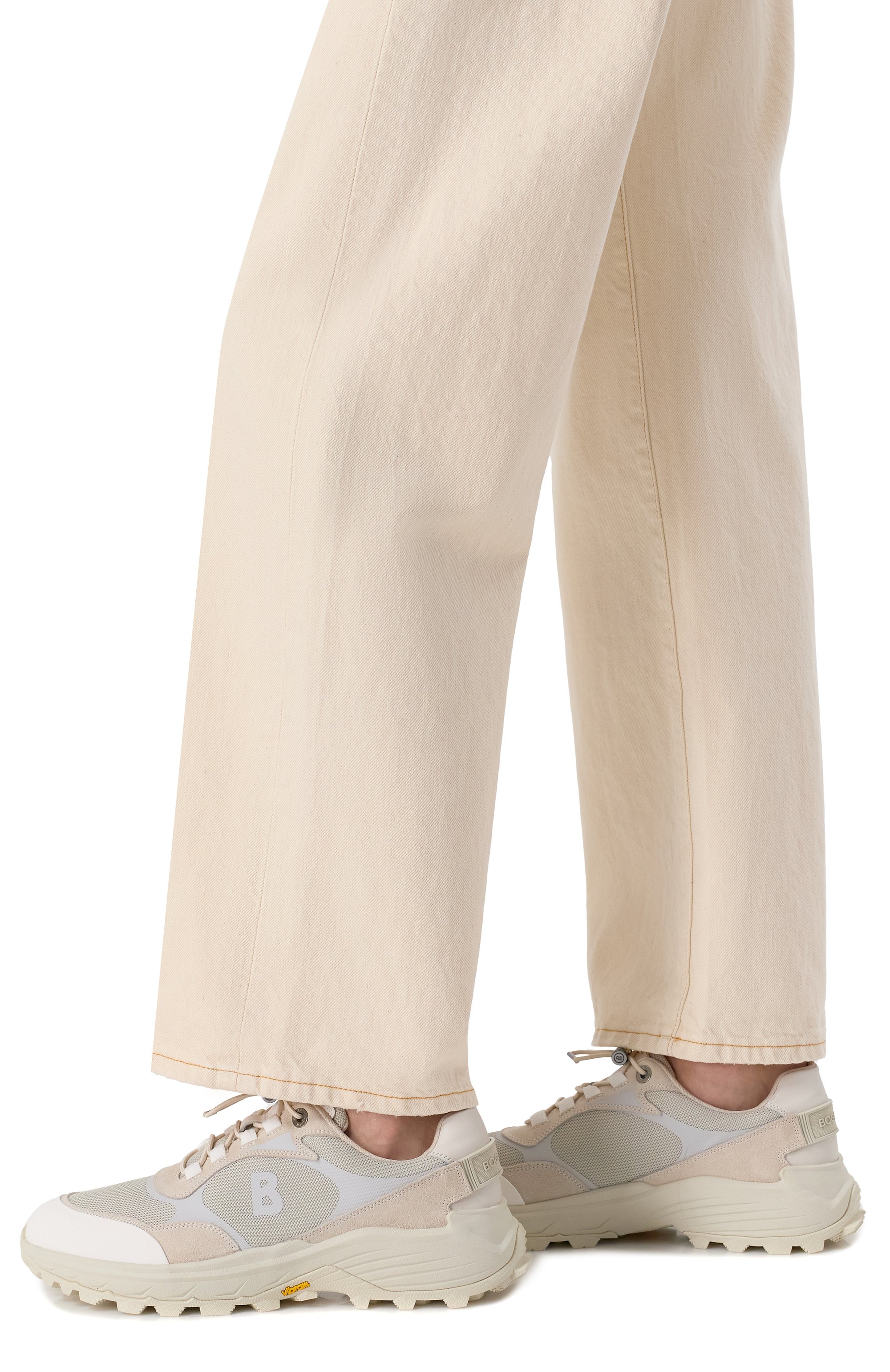 Комбинированные кроссовки hike pro BOGNER кремового цвета по цене 49950 руб., арт. HIKE PR0, фото 3 Комбинированные кроссовки hike pro BOGNER, арт. HIKE PR0, фото 3