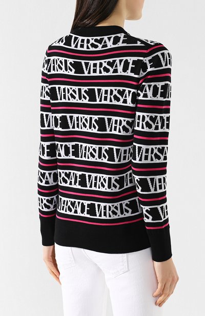 Пуловер с логотипом бренда VERSUS VERSACE, арт. BD80738/BK01229, фото 4