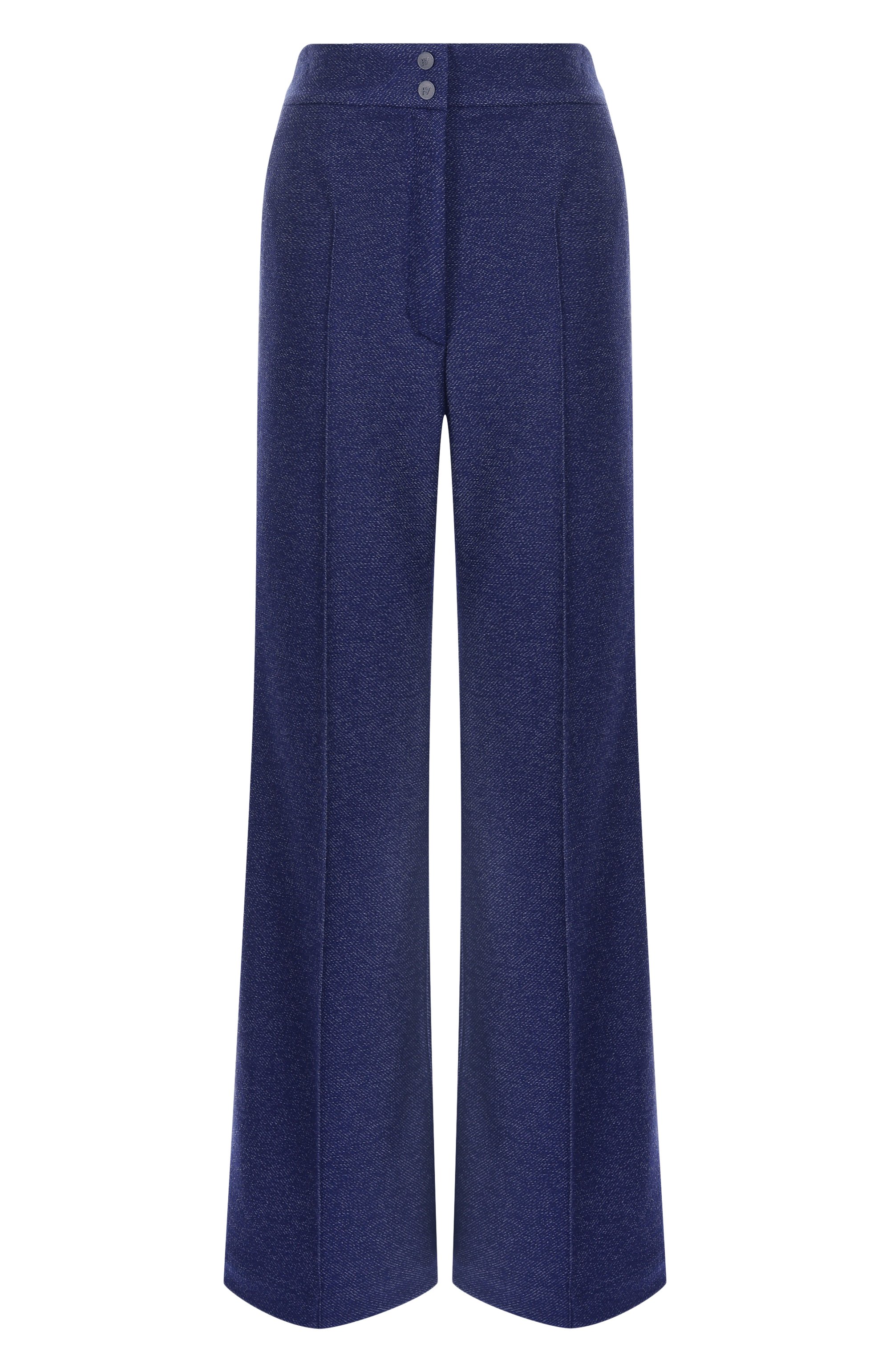 Шерстяные брюки FREEAGE синего цвета по цене 89980 руб., арт. WW26.PT180.2003.409, фото 1 Шерстяные брюки FREEAGE, арт. WW26.PT180.2003.409, фото 1