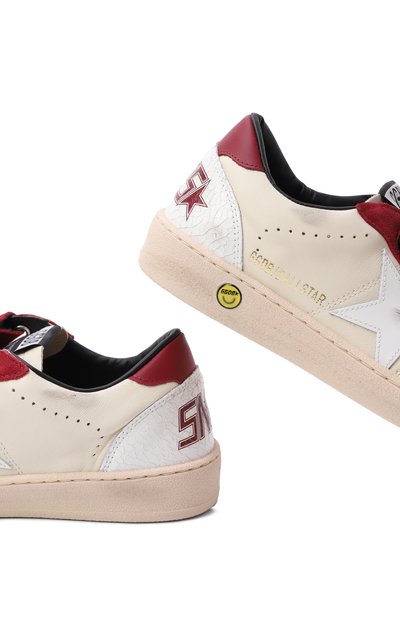 Кожаные кеды ball star GOLDEN GOOSE DELUXE BRAND, арт. GTF00501.F008054, фото 5