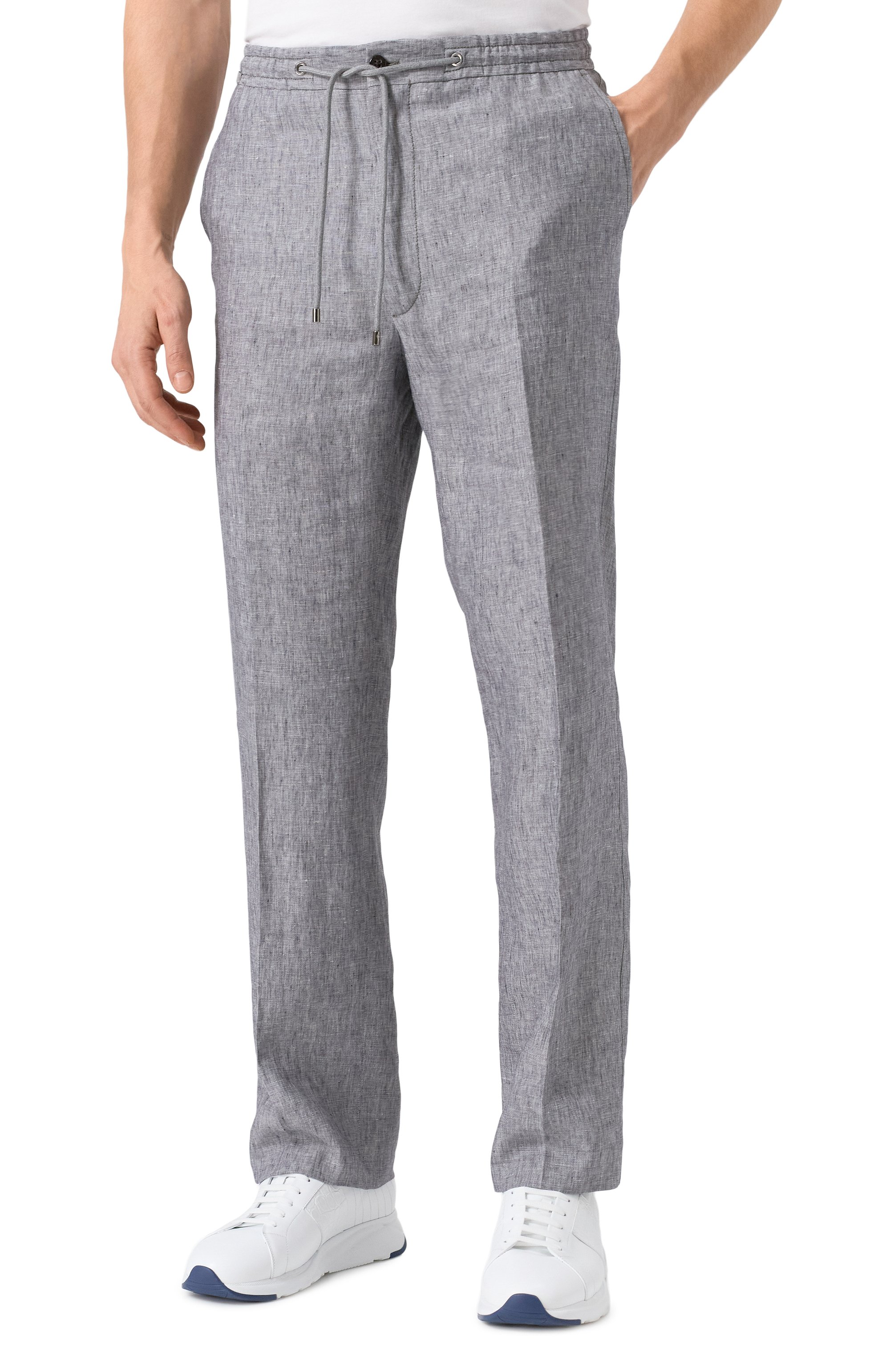 Льняные брюки CORNELIANI, арт. 254L27-2514159, фото 3