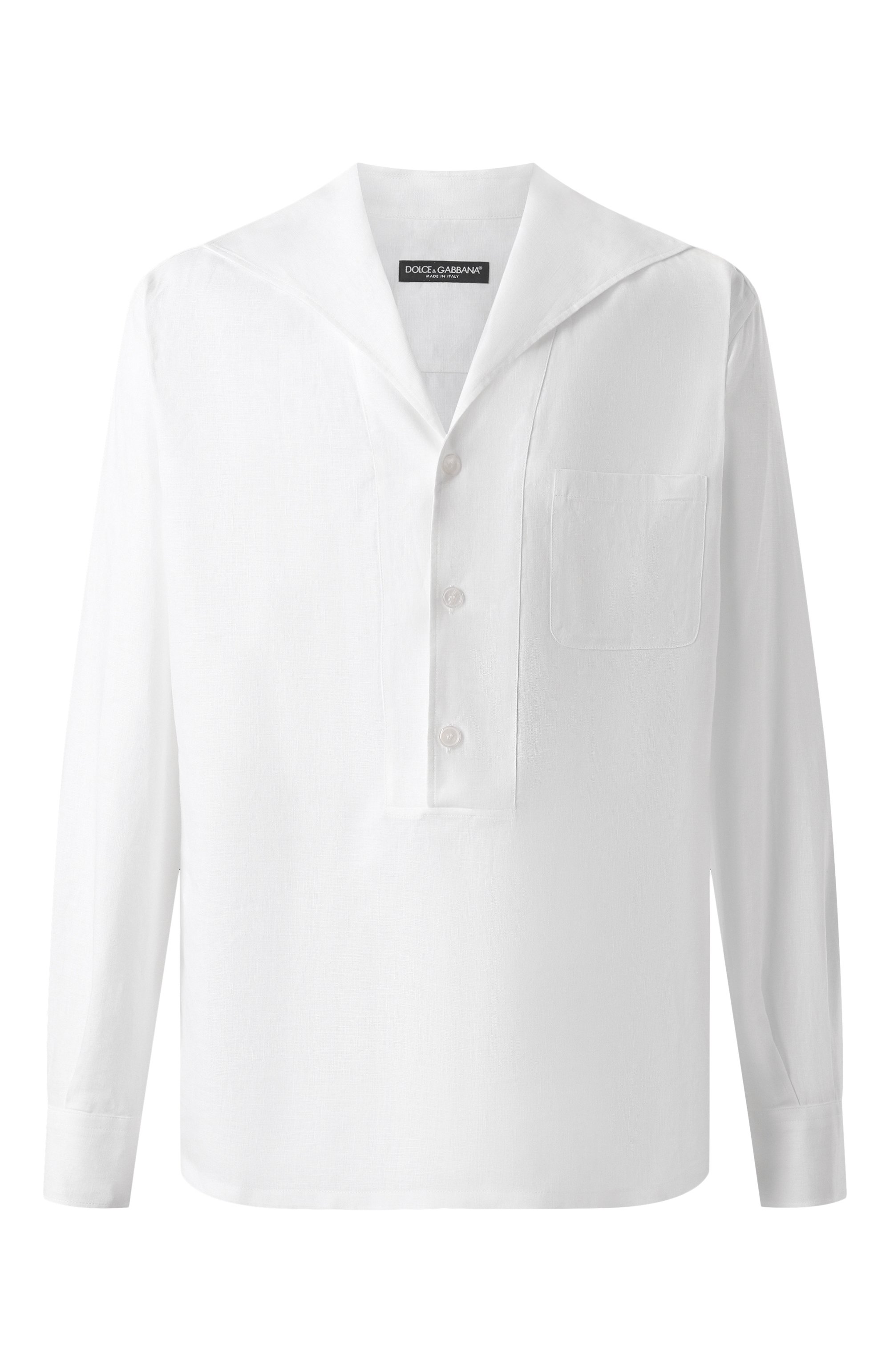 Льняная рубашка DOLCE & GABBANA, арт. G5ND3T/FU4JB, фото 1