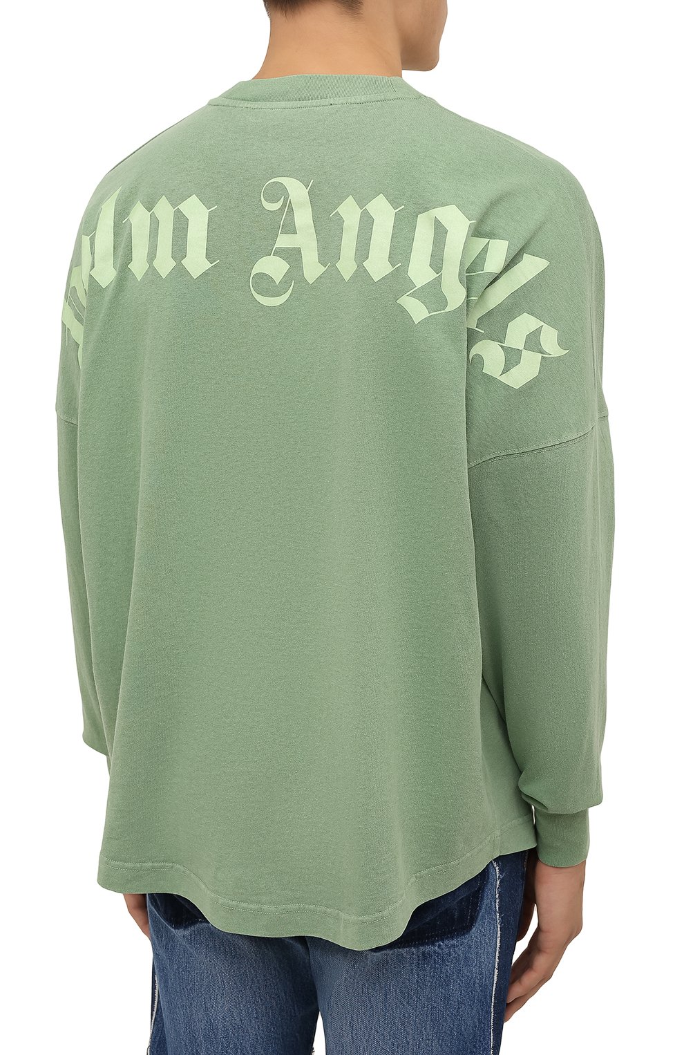 Хлопковый лонгслив PALM ANGELS, арт. PMAB001F21JER0045757, фото 4