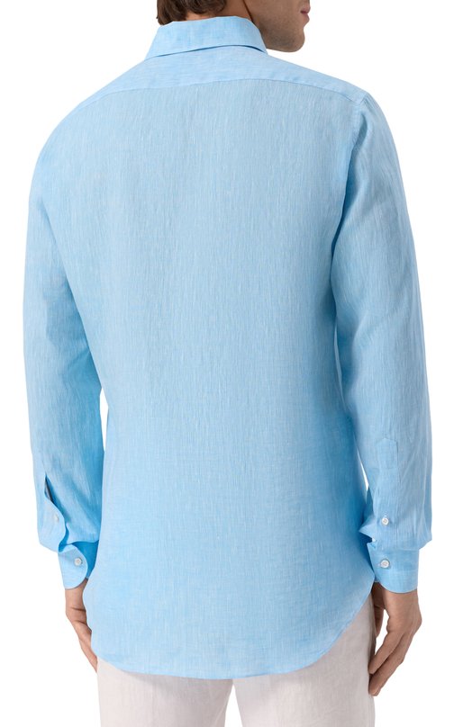 Льняная рубашка MVST M0RBIDA/R0BERT0/R0UND/F3411308-LINEN Зелёный  M0RBIDA/R0BERT0/R0UND/F3411308-LINEN Фото 4